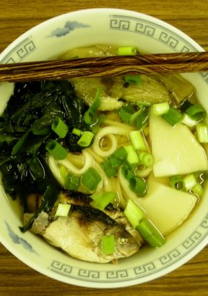 小鯛と筍のうどん(200円ランチ)-レシピのメイン写真