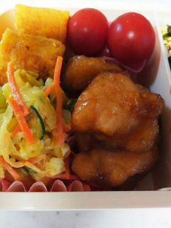 お弁当に!鷄ささみの甘酢焼き-レシピのメイン写真