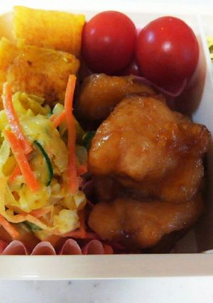 お弁当に！鷄ささみの甘酢焼き-レシピのメイン写真