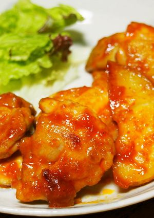 もも肉のケチャップ炒め♪濃厚照り照り♪-レシピのメイン写真