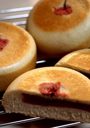 平焼き桜あんぱん-レシピのメイン写真