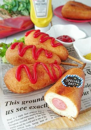 アメリカンドッグ（外ザクザク）-レシピのメイン写真