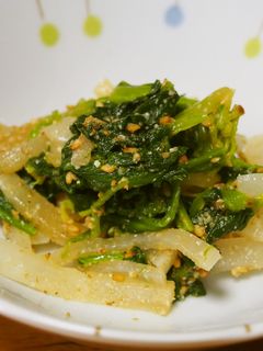 ほうれん草と大根のごま和え♪-レシピのメイン写真
