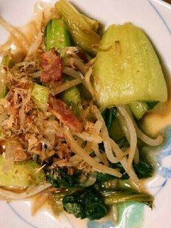 簡単 節約 チンゲン菜 もやし炒め-レシピのメイン写真