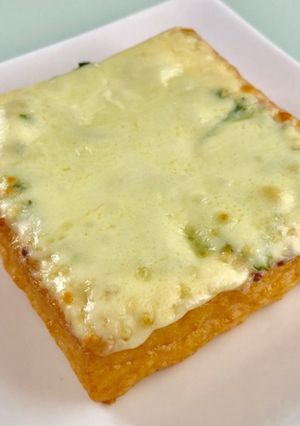 厚揚げの粒マスタードマヨ大葉チーズ焼き-レシピのメイン写真