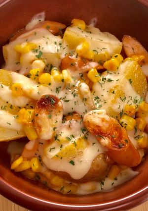 新じゃがウィンナーのコチュマヨチーズ焼き-レシピのメイン写真