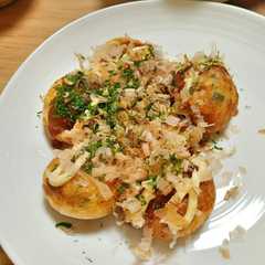 รูปของ くるくる回せるたこ焼き！