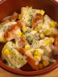 新じゃがウィンナーコーンのマヨチーズ焼き-レシピのメイン写真