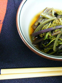 山菜食べよ★わらびの酢の物-レシピのメイン写真