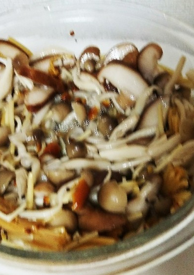 黒酢と茶えのき茸などキノコ３種のマリネ-レシピのメイン写真
