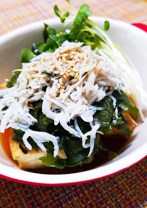厚揚げで！糖質オフしらす丼◆痩せるごはん-レシピのメイン写真