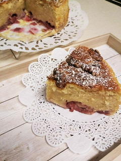 生クリームでいちごとくるみのパウンド-レシピのメイン写真