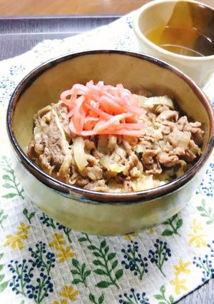 牛丼-レシピのメイン写真