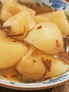 カブの塩こぶ煮-レシピのメイン写真