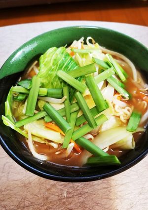 インスタントde味噌野菜ラーメン-レシピのメイン写真