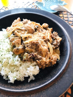 話題入☆我が家の秘伝*ビーフストロガノフ-レシピのメイン写真