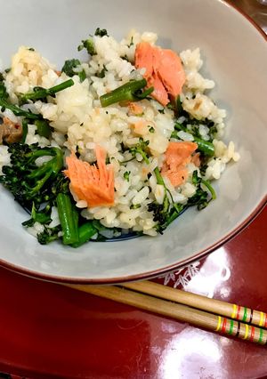 ドレッシングで簡単!シソ香る混ぜご飯-レシピのメイン写真