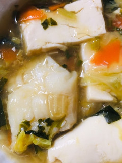 低フォド＊鱈と豆腐と野菜の生姜とろみ淡煮-レシピのメイン写真