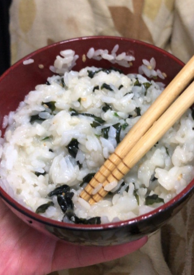 レンジで簡単！1分でできる和風リゾット-レシピのメイン写真
