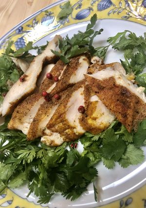 鶏胸のスパイシー焼き-レシピのメイン写真