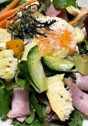 軽めのランチ トーストサラダ-レシピのメイン写真