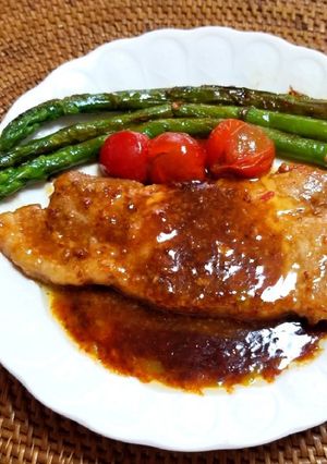 ポークソテー✿粒マスタード醤油風味-レシピのメイン写真