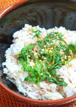 しらすとしそ梅の混ぜご飯-レシピのメイン写真