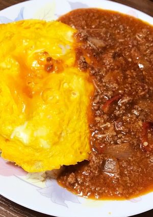 【トマト缶】オムハヤシ【ルー不要】-レシピのメイン写真