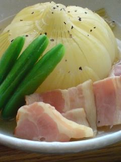 【圧力鍋】丸ごと新たまねぎ煮-レシピのメイン写真