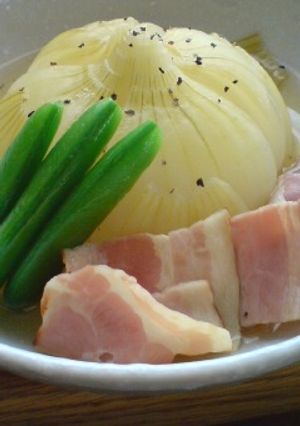 【圧力鍋】丸ごと新たまねぎ煮-レシピのメイン写真