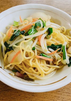 行者にんにくの焼きそば-レシピのメイン写真