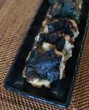 鶏むね肉となすのゴロゴロ磯辺焼き