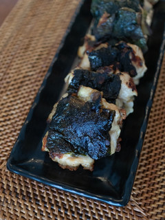 鶏むね肉となすのゴロゴロ磯辺焼き-レシピのメイン写真