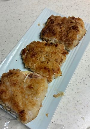 ワンパン！豚ロースの梅肉チーズ挟みカツ-レシピのメイン写真
