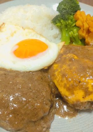 ハンバーグ-レシピのメイン写真