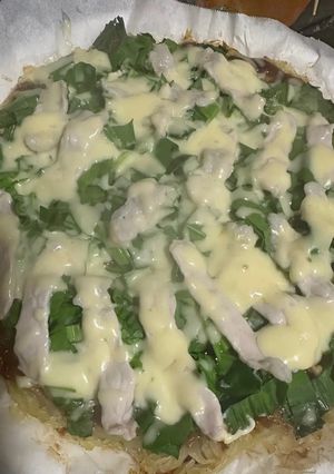 行者ニンニクのじゃがピザ（お好み焼き味）-レシピのメイン写真