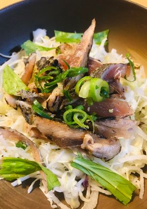キャベツサラダ●カツオのたたきサラダ-レシピのメイン写真