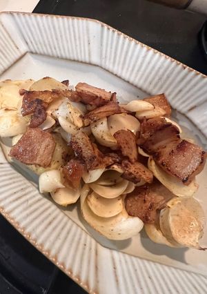 秋の味覚⭐︎簡単⭐︎ゆり根とベーコンのバター炒め-レシピのメイン写真