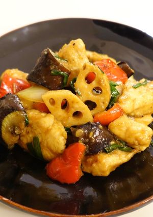 鶏むね肉と野菜の中華風炒め★-レシピのメイン写真