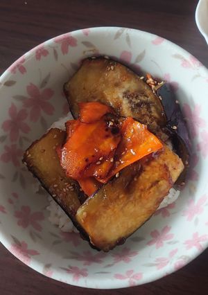 ナスの蒲焼き丼-レシピのメイン写真