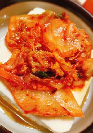 キムチのっけ冷奴-レシピのメイン写真