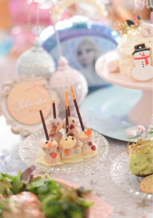クリスマスに♪鈴カステラで簡単スノーマン-レシピのメイン写真