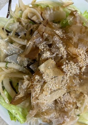 新玉ねぎと塩昆布のサラダ-レシピのメイン写真