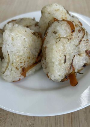 きんぴらごぼうリメイク！焼きおにぎり-レシピのメイン写真