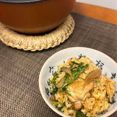 รูปของ 春菊香る＊鶏ごぼうの炊き込みごはん