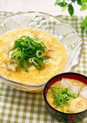 超簡単♬夏の京風冷製の鶏卵うどんor素麺-レシピのメイン写真