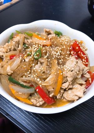 箸が止まらぬ 豚肉のチャプチェ-レシピのメイン写真