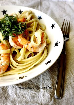 海老のしそクリームパスタ-レシピのメイン写真