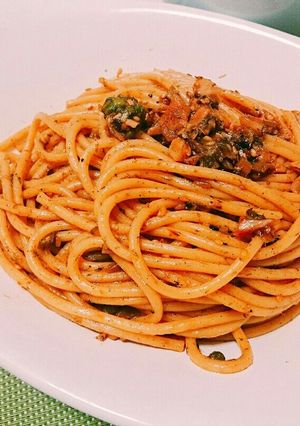 【春の簡単レシピ】ふき味噌パスタ-レシピのメイン写真