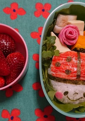 キャラ弁♥️てんとう虫-レシピのメイン写真